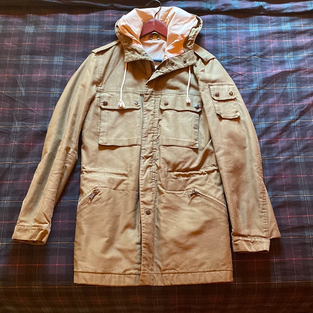 Vintage Corduroy Hooded Jacket